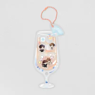POP THE BEYOND Romance History Through Negligent Intent Acrylic Shaker Keyring
