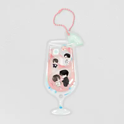 POP THE BEYOND Daily Part-Time Acrylic Shaker Keyring