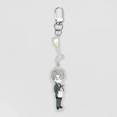 POP THE BEYOND Pizza Delivery Man and Gold Palace Woo Won Acrylic Keyring