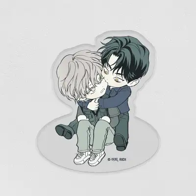 POP THE BEYOND Pizza Delivery Boy and Gold Palace Self-Standing Acrylic Stand