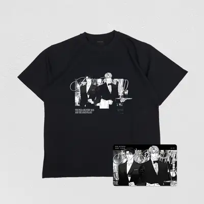 POP THE BEYOND Pizza Delivery Boy and Gold Palace T-Shirt