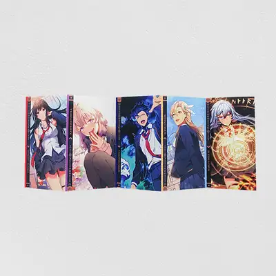 Necromancer School's Summoning Genius Accordion Postcard Set