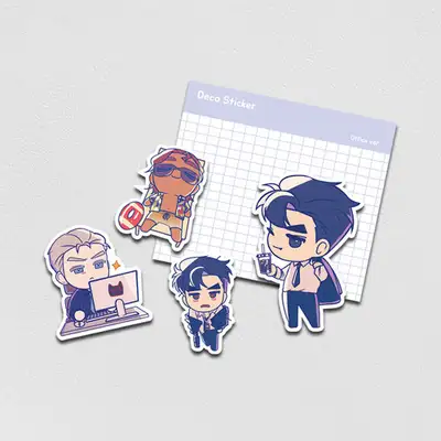 Dae Mul Jeon Deco Sticker office ver.
