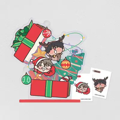 A Million Roses Gift Box Acrylic Stand