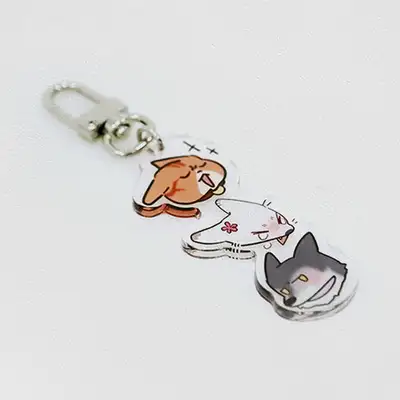 Border Area Animal Hospital Acrylic Keyring