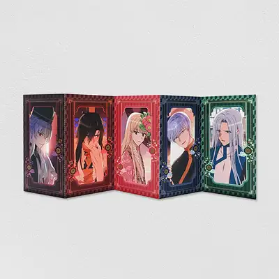 Harem Contract Accordion Postcard Set