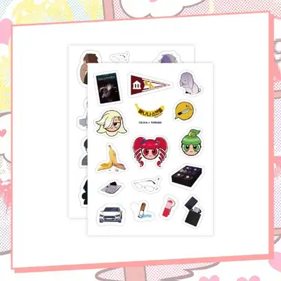 Banana Scandal - SD Sticker 3-Pack + Accessory Sticker 3-Pack SET