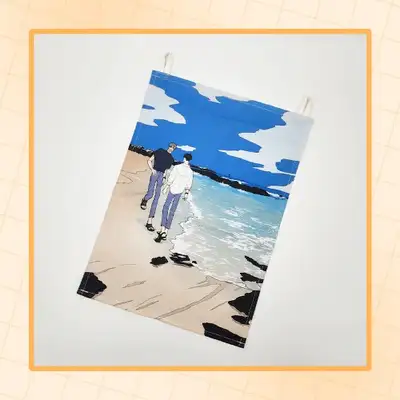 跑道热浪 - 布艺海报