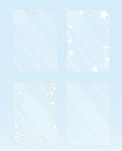 闪耀之星亚克力卡套