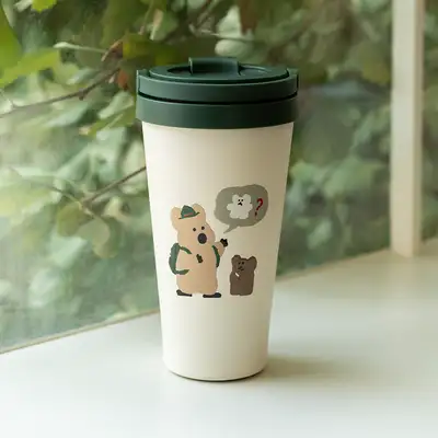 Quokka & BOBO in the Woods 保温杯