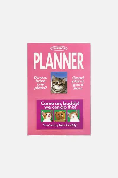 [25% Discount: While supplies last] Planner_WN_Pink [Cover inserts not included: no exchange/return]