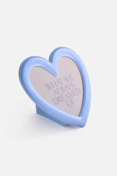 Magnet Stand Photo Frame_Heart_Blue
