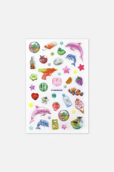 Clear Epoxy Sticker_Paradise
