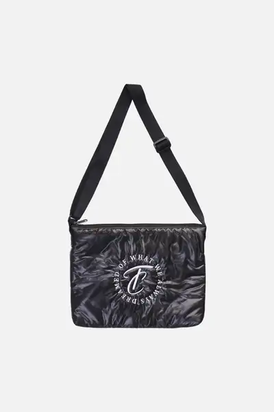 Logo Padding Cross Bag_Black
