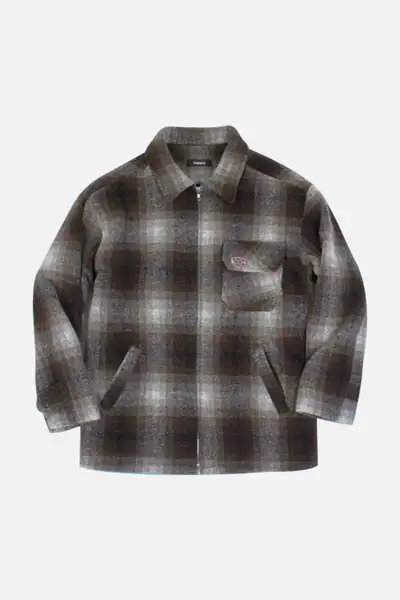 Check Jacket_DST_Brown