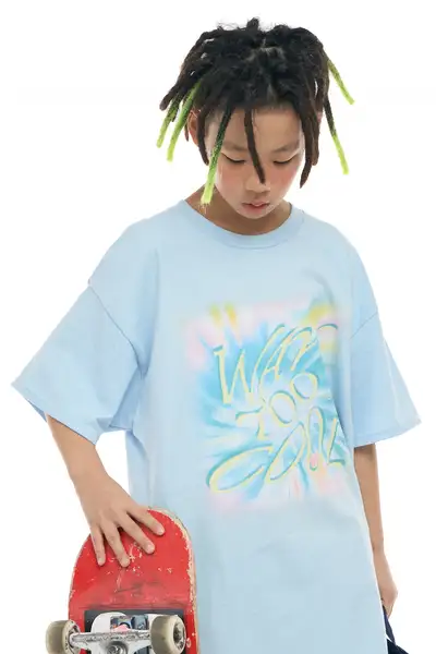 Boxy Half Tee_WCS_Baby Blue