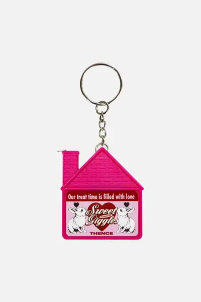 [Restocked] House-shaped Ruler Key Holder_Pink