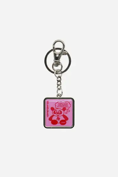 Square Steel Key Holder_Panda