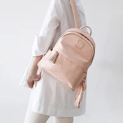 MONOPOLY x BT21 NUEVO MINI OFFICE LEATHER BACKPACK