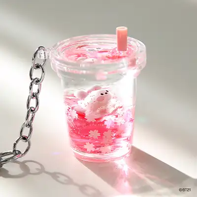 BT21 Water Keyring [Cherry Blossom] - COOKY