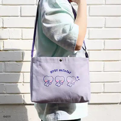 BT21 minini 帆布斜挎包-TATA