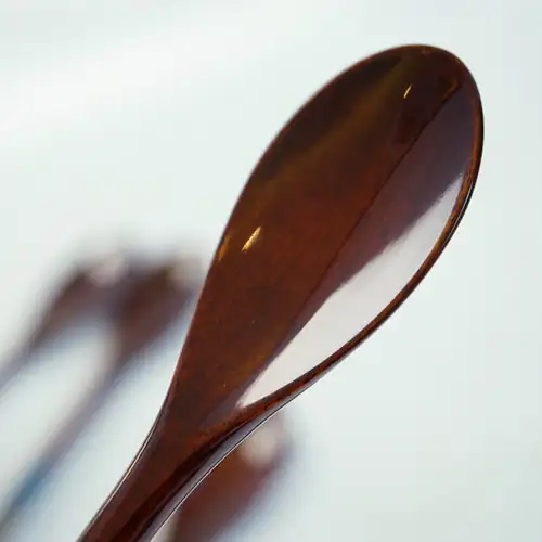 (Korea Excellence Craft) Chilmong Premium Milky Way Lacquer Wood Long Teaspoon - Single (1pcs) — 4