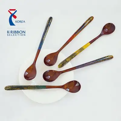 (Republic of Korea Superior Craft Product) Chil Mong Premium Galaxy Lacquer Ear Multi-Purpose Spoon Single (1pcs)