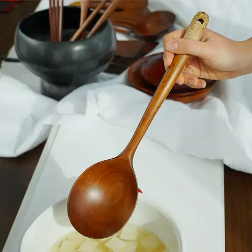 Geumsugangsan Lacquered Wooden Cooking Ladle 32 — 1