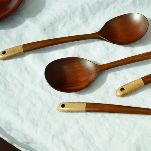 Geumsugangsan Lacquered Wooden Cooking Ladle 32 — 5