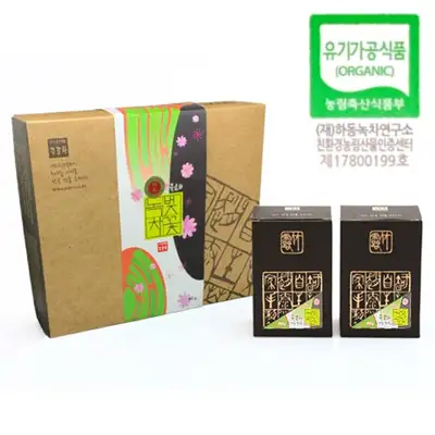 Organic Green Tea Jo Tae-Yeon Premium Handmade Tea - Jirisan Bamboo Leaf Hwahoo Tea