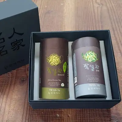 Master-Crafted Green Tea Gift Set (Ujeon Gamro + Gamnong) - Perfect Holiday and Appreciation Gift