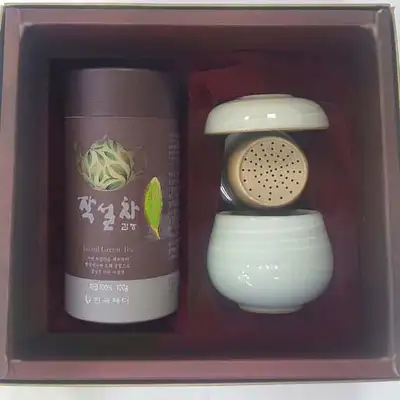 Gamnung Green Tea Single Serving Tea Set Gift - Chuseok Holiday Edition