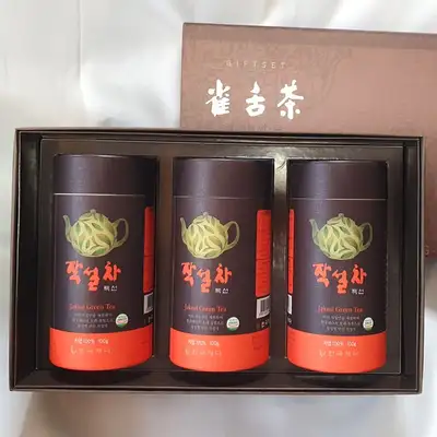 感謝セット5号(特選緑茶100g 3本)雀舌茶ギフトセット