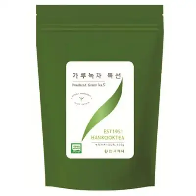 Domestic Green Tea Powder Premium 500g - Multi-Purpose for Cafes, Red Bean Shaved Ice, Lattes