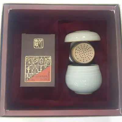 Organic Ujeon Green Tea 40g Single-Serving Tea Set Gift Pack