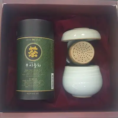 Isulcha Shin Single-Serving Tea Set Gift Set Organic Hydrangea Tea