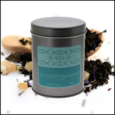 German Blended Black Tea Le Ciel d'Apresmidi (Afternoon Sky) 80g Caddy