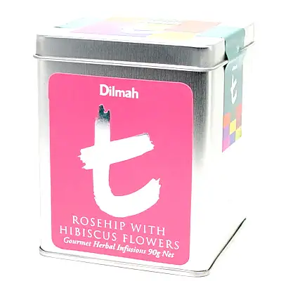 Dilmah Rosehip/Hibiscus Herbal Tea 90g