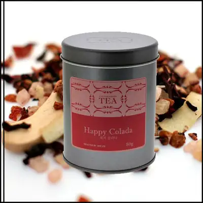 German Herb Tea Happy Colada (Happy Piña Colada) 80g Herb Fruit Flower Blended Tea