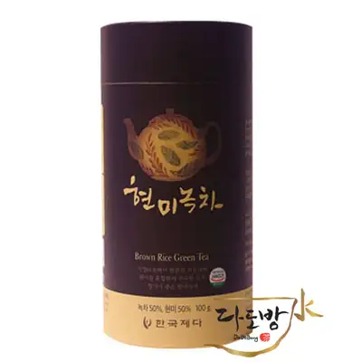 Jakseol Tea and Brown Rice Green Tea 100g Paper Tube