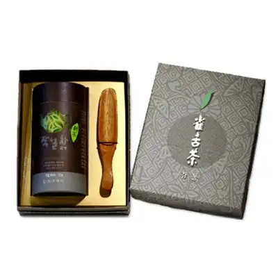 Jaksul-cha Gamnung Green Tea 100g Gift Set Handcrafted by Master Artisan