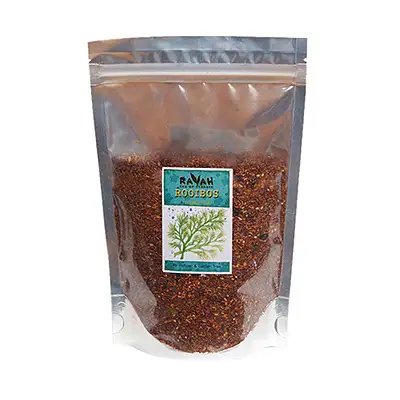 [ラバティ]ルイボスハーブティ リフィル 150g(ハイビスカス/桃香料配合)
