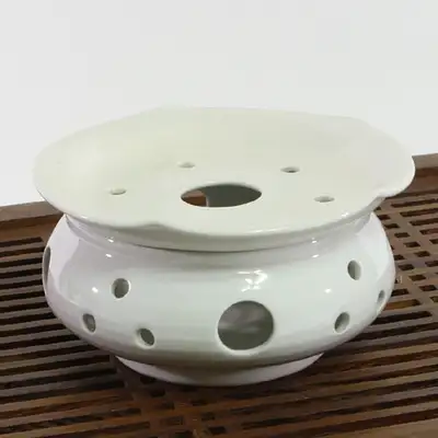 白磁蓮葉ウォーマー(大)