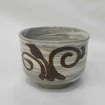 Gyeryong Buncheong Underglaze Iron-Brown Tea Cup - Large Sharing Cup