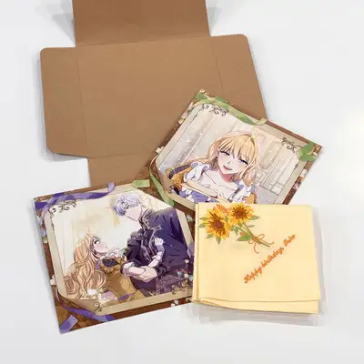 [Goods] How to Make My Husband My Ally - Ruby's Embroidered Handkerchief Set
