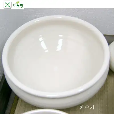 Buncheong Celadon Tea Waste Bowl with Crackle Pattern 3-Person Tea Set Alternative