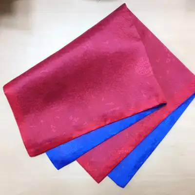 青紅布 中サイズ 教育用茶道授業 茶卓布