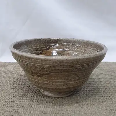 Matcha Tea Bowl [Master Potter Banggok Seo Dong-gyu] Wood-Fired Kiln Green Ash Glaze Tea Bowl – The Deep Breath of Elm Tree Ash