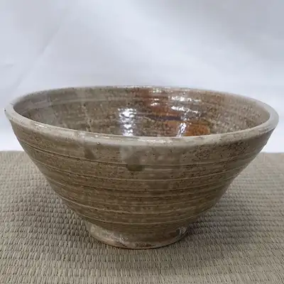 Matcha Tea Bowl [Master Potter Banggok Seo Dong-gyou] Wood-Fired Kiln Green Ash Glaze Tea Bowl No. 1 – Subtle Depth of Elm Ash Glaze