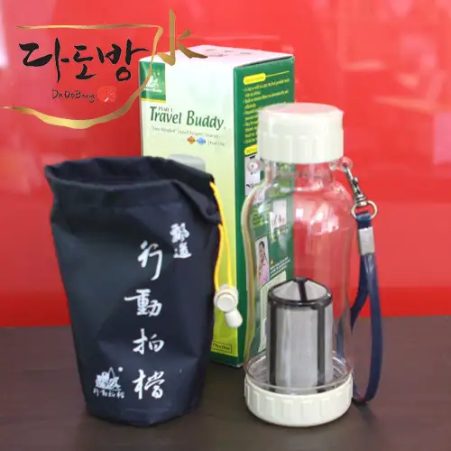 携帯用茶器(Travel Buddy)370(小)-台湾正規品 行動杯 PC-301 飄逸杯